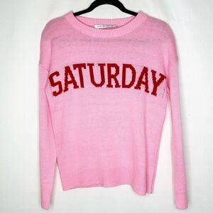 ENGLISH FACTORY Days of the Week Sweater NWOT in Medium